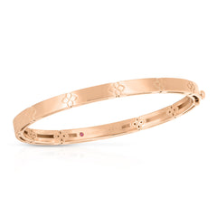 Roberto Coin Love In Verona Narrow Flower Bangle