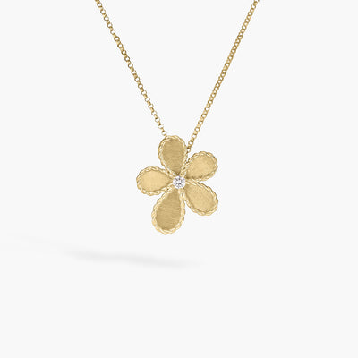 Roberto Coin Jasmine Diamond Flower Pendant Necklace - Roberto Coin product