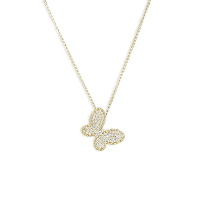 Roberto Coin Jasmine Diamond Pavé Butterfly Necklace - Roberto Coin product