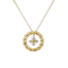 Roberto Coin Love in Verona Twist Pendant Necklace