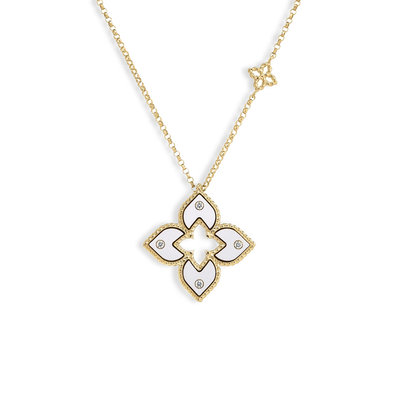 Roberto Coin Venetian Princess Small White Enamel Pendant Necklace - Roberto Coin product