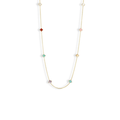 Roberto Coin Venetian Princess Multi Stone Necklace