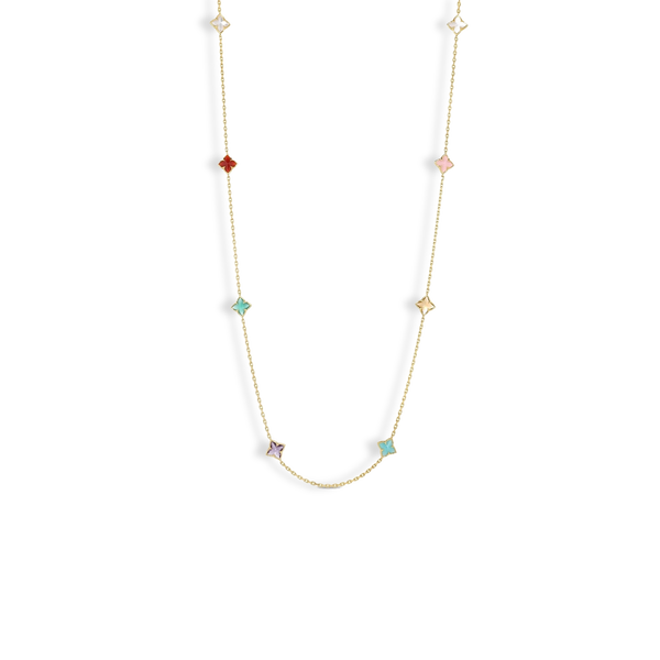 Roberto Coin Venetian Princess Multi Stone Necklace