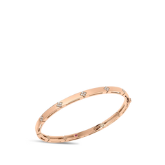 Roberto Coin Love in Verona Thin Diamond Rose Gold Bracelet
