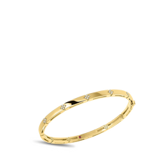 Roberto Coin Love in Verona Thin Diamond Gold Bracelet