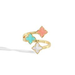 Roberto Coin Venetian Princess Multi-Stone Bypass Ring