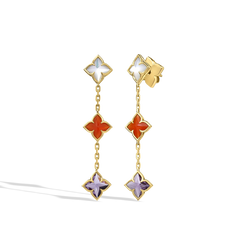 Roberto Coin Venetian Princess Mixed Stone Dangle Earrings