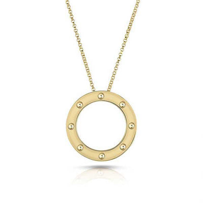 Roberto Coin Pois Moi Small Circle Pendant Necklace - Roberto Coin product