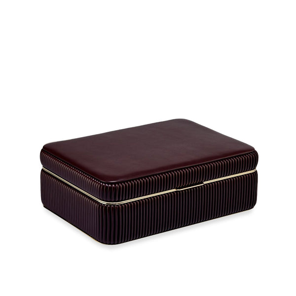 Wolf Bella Medium Jewelry Box in Bordeaux