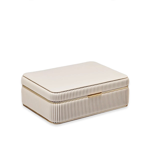 Wolf Bella Medium Jewelry Box in Bone | 781053 – J.R.DUNN