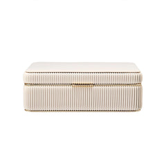 Wolf Bella Medium Jewelry Box in Bone