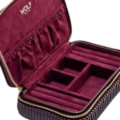 Wolf Bella Zip Case in Bordeaux