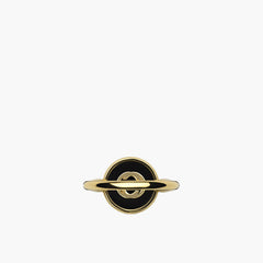 Gucci Interlocking G Ring in Black Onyx