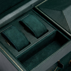 Wolf British Racing Green Double Watch Winder