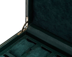 Wolf British Racing Green 10-Piece Watch Storage Box