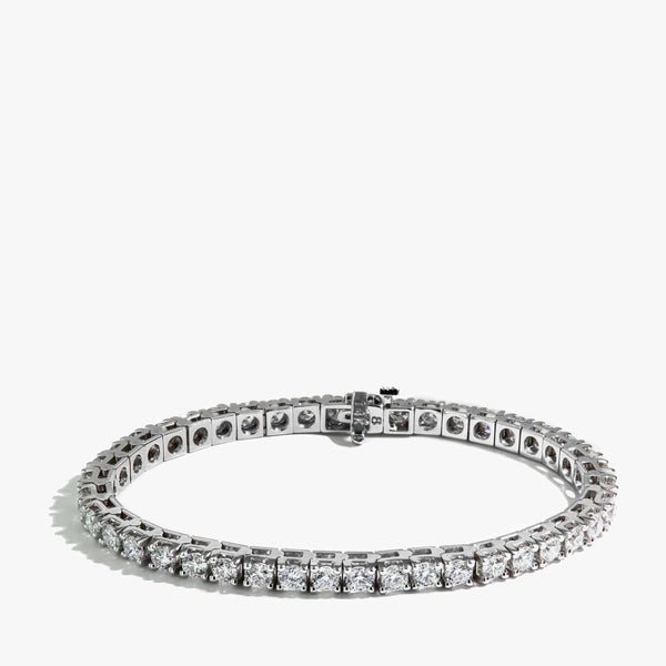 8 Carat Diamond Tennis Bracelet in 14K White Gold