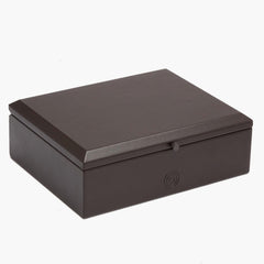 WOLF WM Brown Shoe Shine Case with Negroni Tweed