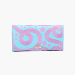WOLF Bea Bongiasca Jewelry Roll in Pink and Blue
