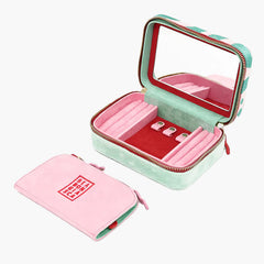 WOLF Bea Bongiasca Travel Zip Case in Jade