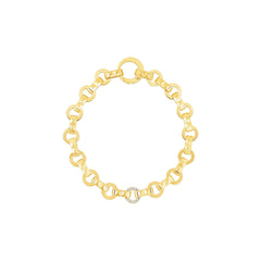Roberto Coin Petite Obelisco Diamond Station Bracelet