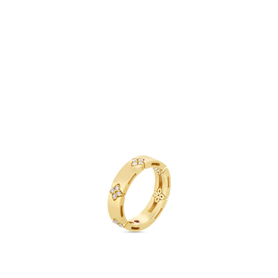 Roberto Coin Love in Verona Diamond Flower Thin Band - Roberto Coin product