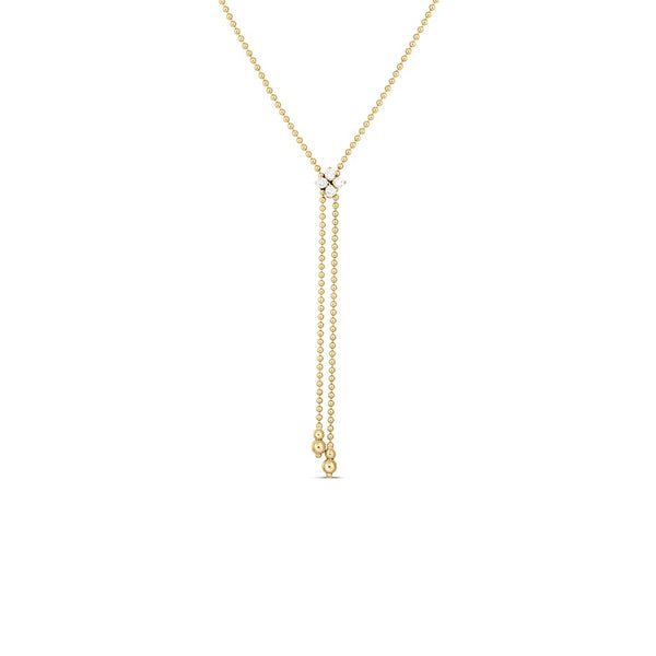 Roberto Whiteさん専用 Roberto Coin Love in Verona Flower Zipper Necklace