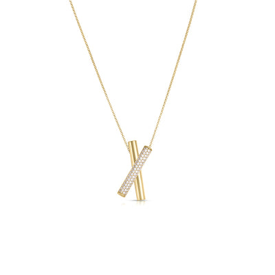 Roberto Coin Domino Collection 18K Yellow Gold Diamond Necklace - Roberto Coin product