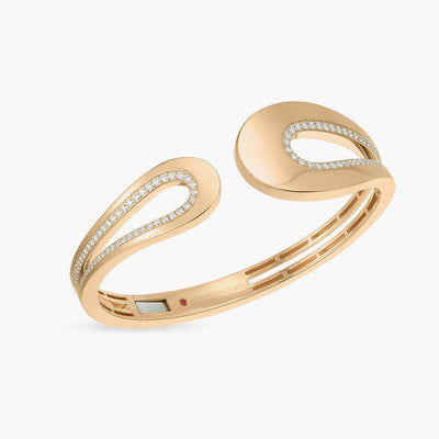 Roberto Coin Cheval Diamond Bangle in 18K Yellow Gold - Roberto Coin product