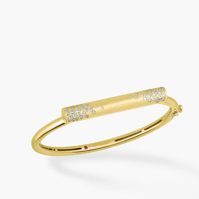 Roberto Coin Domino Diamond Bangle in 18K Yellow Gold - Roberto Coin product