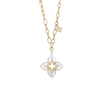Roberto Coin Venetian Princess Mother-of-Pearl Flower Necklace - Roberto Coin product