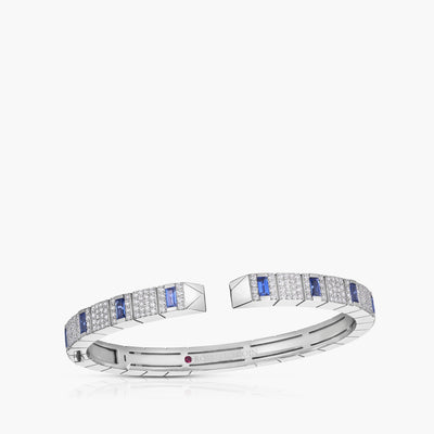 Roberto Coin Obelisco Diamond and Sapphire Cuff Bracelet - Roberto Coin product