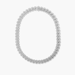 Roberto Coin Cobra Pave Diamond Necklace