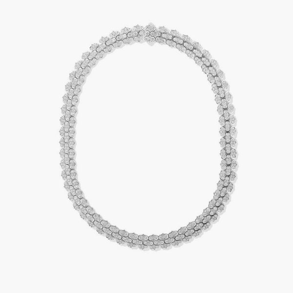 Roberto Coin Cobra Pave Diamond Necklace