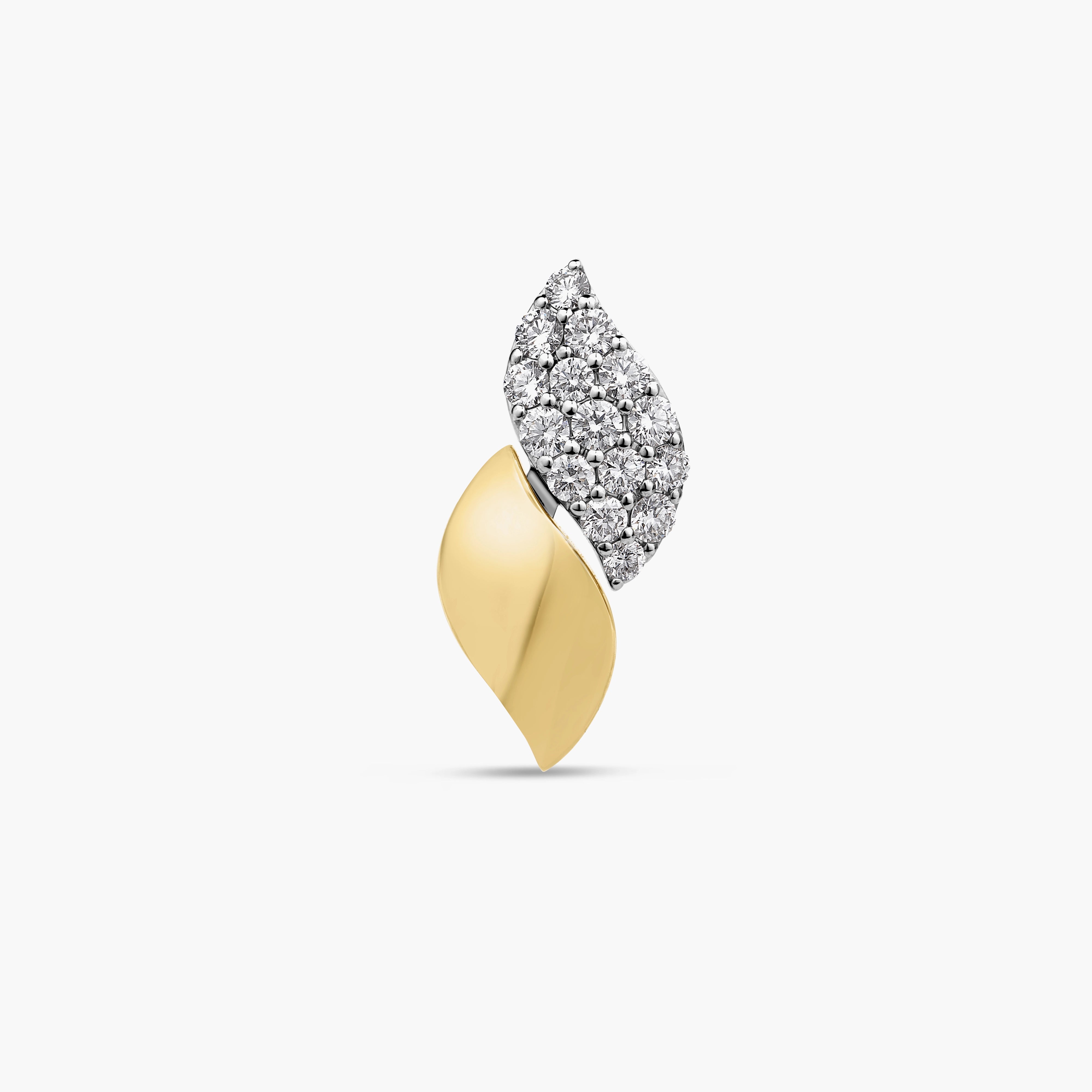 Roberto Coin San Marco Two-Tone Diamond Stud Earrings