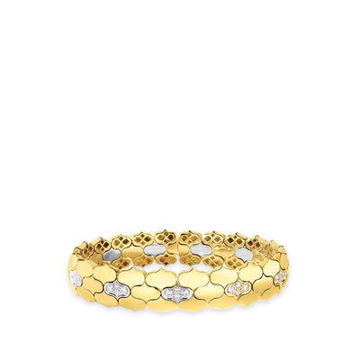 Roberto Coin Cobra Two-Tone Diamond Bangle Bracelet - Roberto Coin product