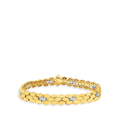 Robero Coin Cobra Diamond 8mm Bracelet