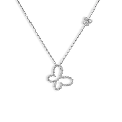 Roberto Coin Jasmine Butterfly Pendant Necklace