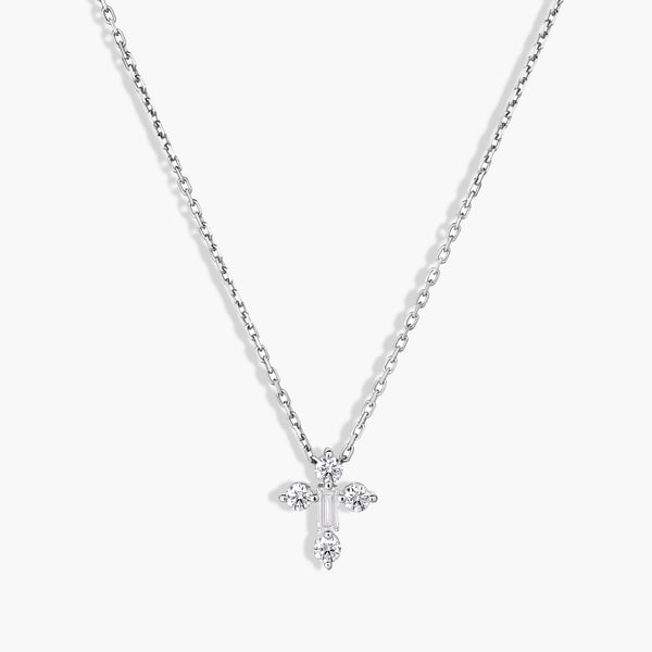 Roberto Coin Princess Diamond Cross Pendant Necklace