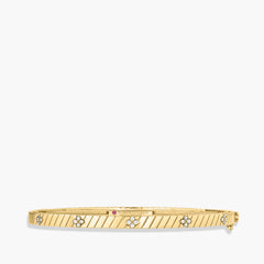 Roberto Coin Love in Verona Thin Diamond Bangle Bracelet