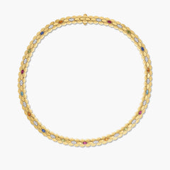 Roberto Coin Cobra Multi-Stone Necklace