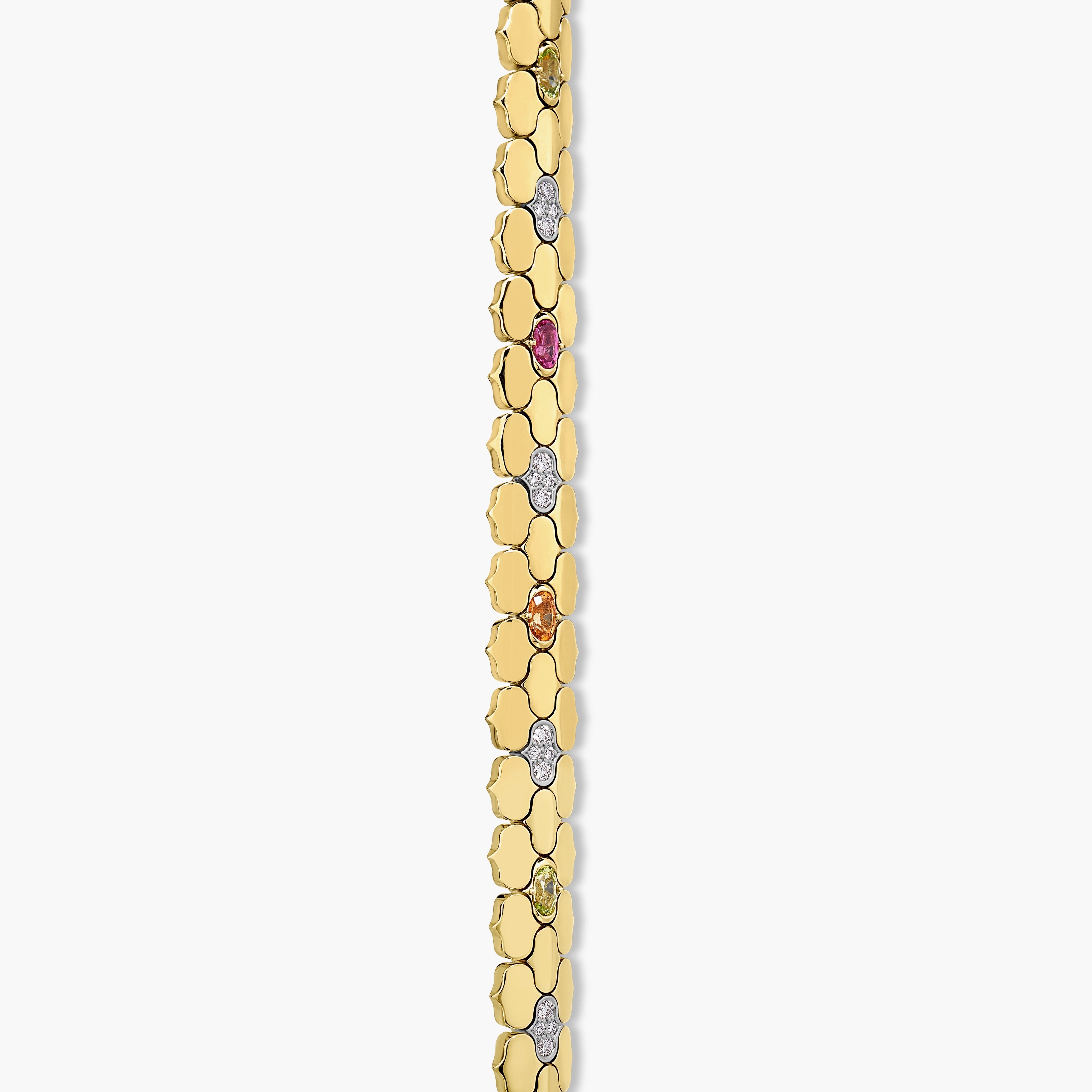 Roberto Coin Cobra Multi-Stone Necklace