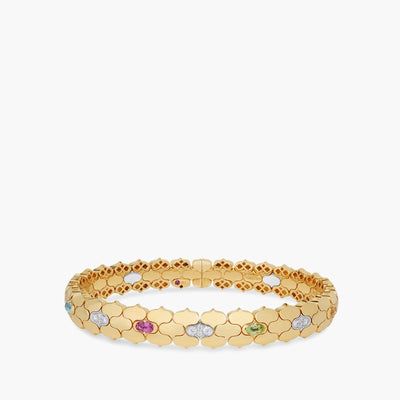 Roberto Coin Cobra Multi-Stone Bangle Bracelet - J.R.DUNN product