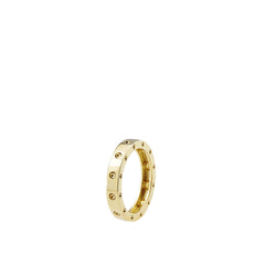 Roberto Coin Pois Moi Yellow Gold Single Round Ring