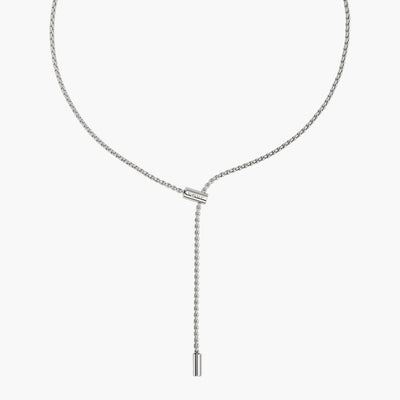 Fope Aria Adjustable Lariat Necklace in White Gold - Fope product