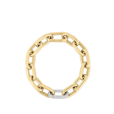 Roberto Coin Designer Gold Diamond Chunky Link Bracelet - Roberto Coin product