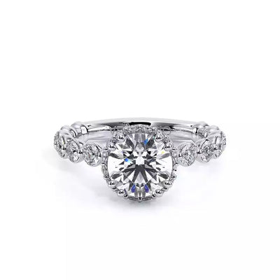 Verragio Renaissance Round Stardust Halo Engagement Ring Setting - Verragio product