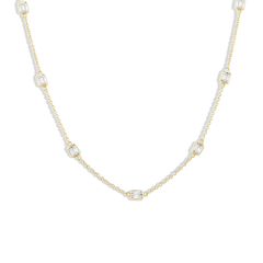2 Carat Emerald-Cut Diamonds By The Yard Necklace