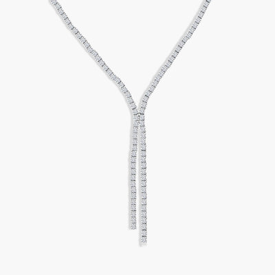 8.90 Carat Diamond Tennis Lariat Necklace - Private Label product