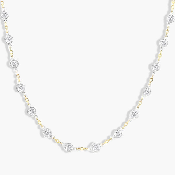 4 Carat Diamond by the Yard Necklace