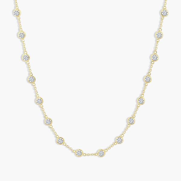 5 Carat Diamond by the Yard Necklace